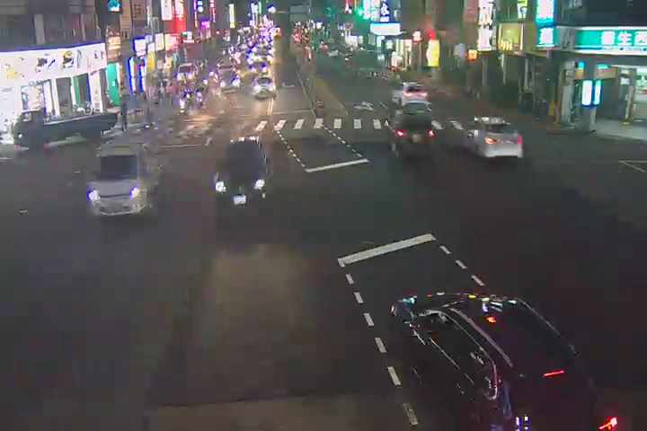 中清路/漢口路(右側車流往五權路)