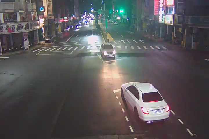 台中市北區中清路/漢口路(右側車流往五權路)
