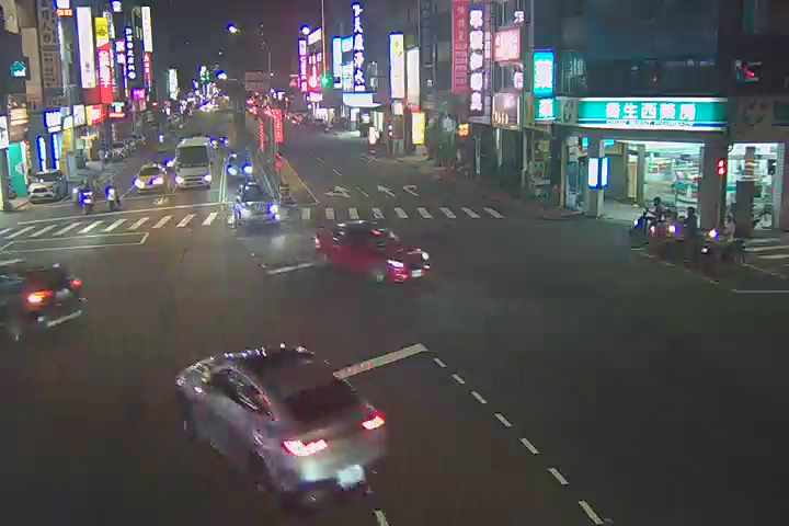中清路/漢口路(右側車流往五權路)