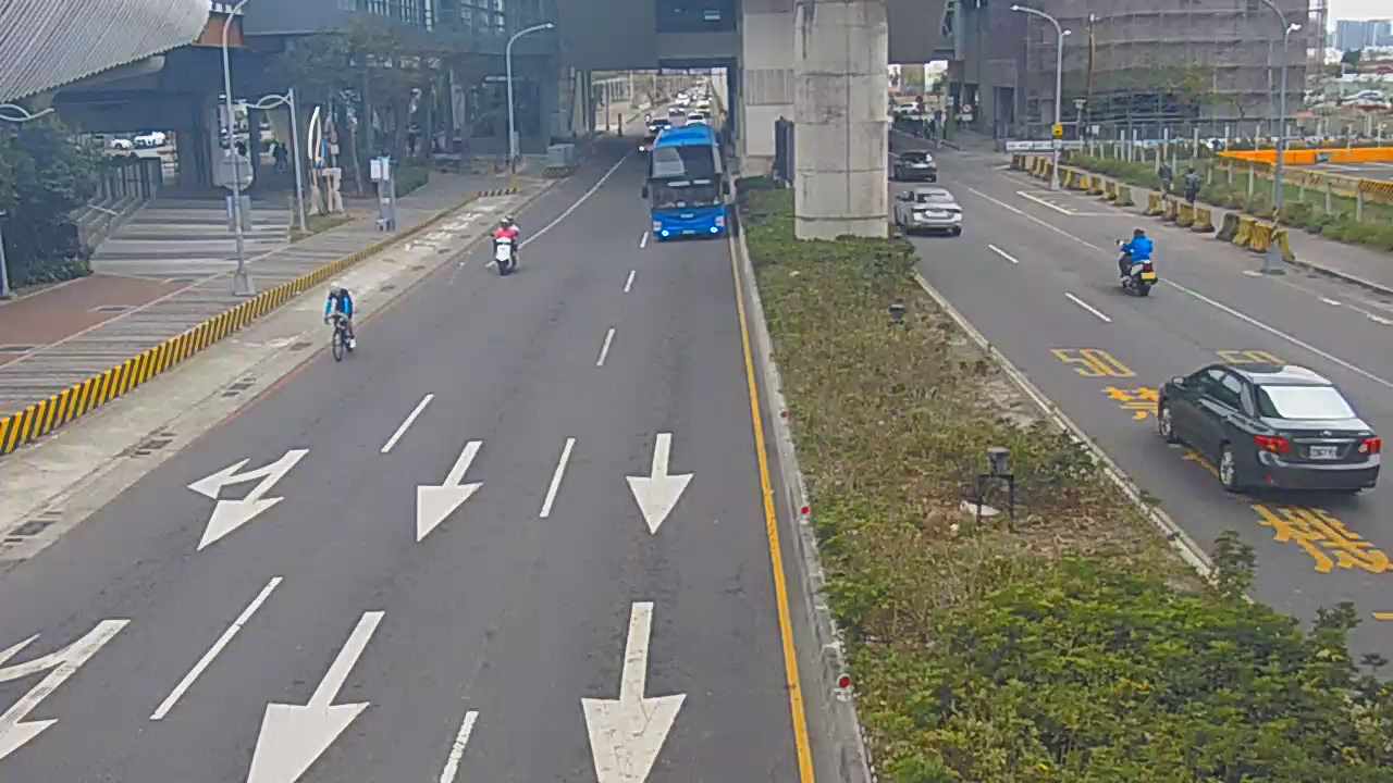 台中市南區建國北路/大慶街(右側車流往環中路)