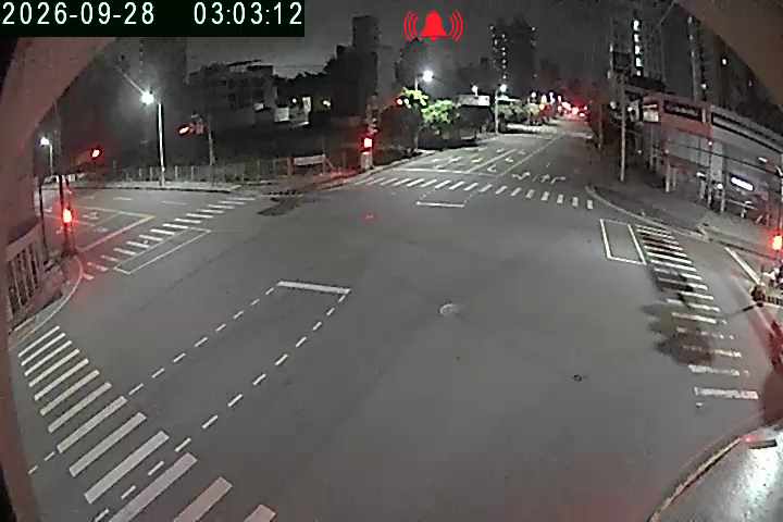 安和路/朝馬路(右側車流往台灣大道)