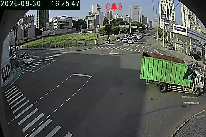 安和路/朝馬路(右側車流往台灣大道)