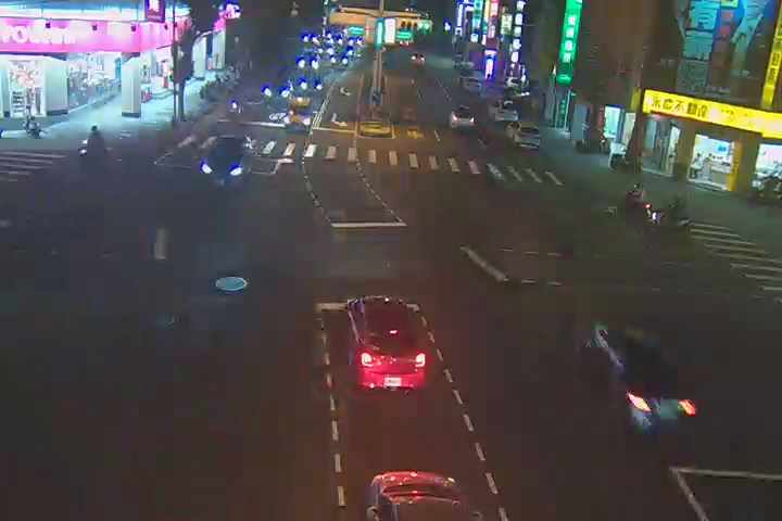 中清路/敦化路(右側車流往文心路)