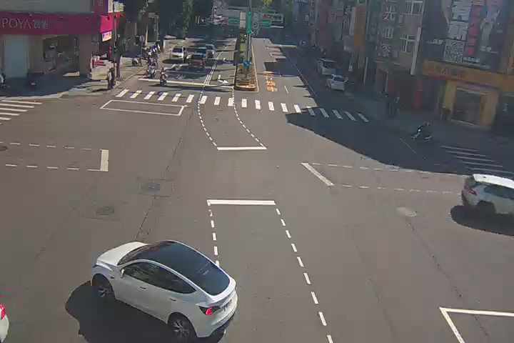 台中市北屯區中清路/敦化路(右側車流往文心路)