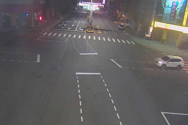 中清路/敦化路(右側車流往文心路)