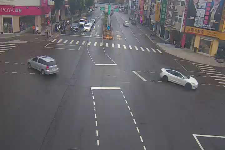 台中市北屯區中清路/敦化路(右側車流往文心路)