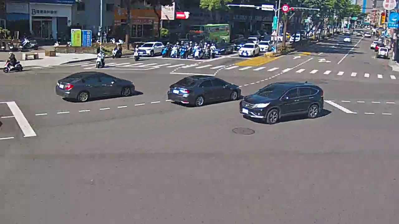 台中市北區中清路/五權路(右側車流往文心路)