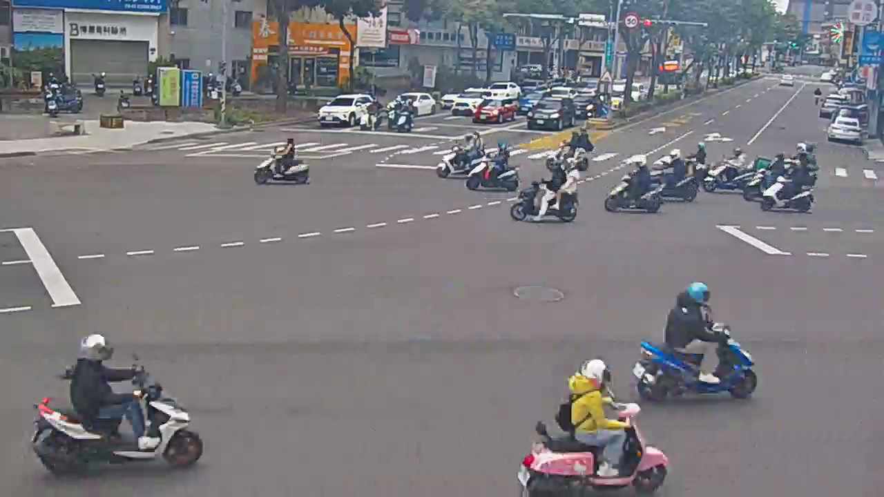 台中市北區中清路/五權路(右側車流往文心路)