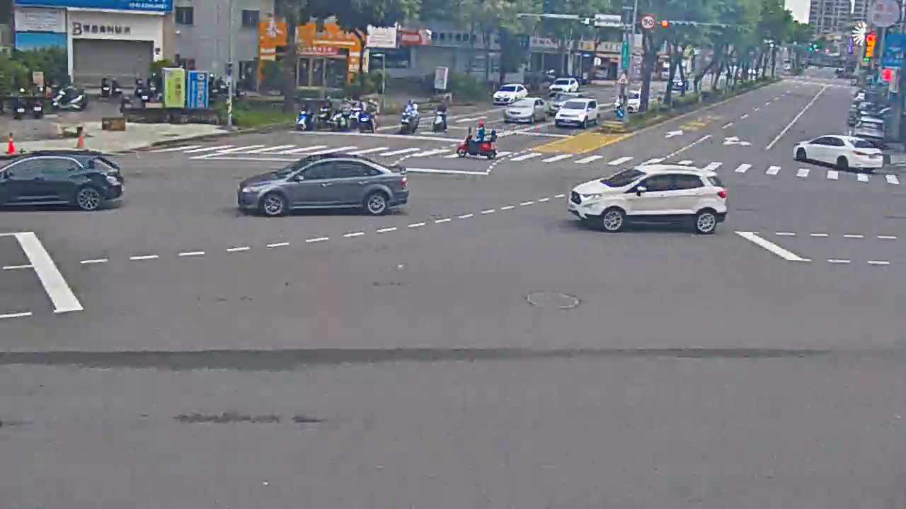 台中市北區中清路/五權路(右側車流往文心路)