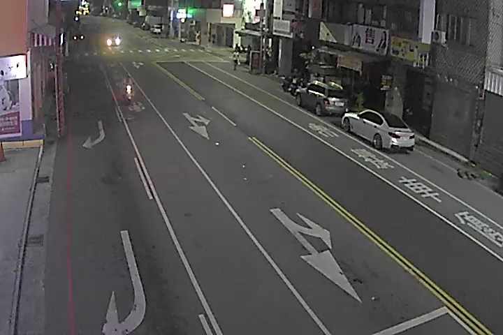 后庄北路/中清路(右側車流往松竹路) Houzhuang N. Rd./Zhongqing Rd. (Right side Traffic flow to Songzhu Rd.)