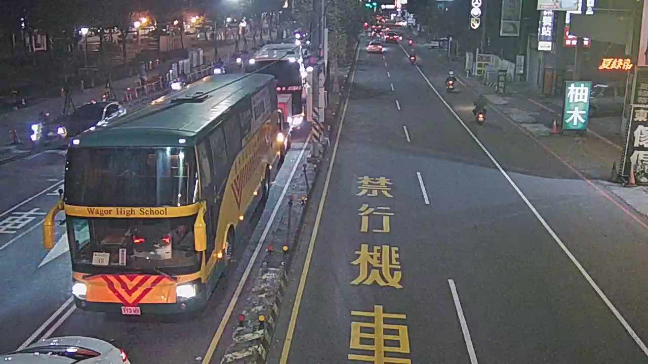 松竹路/環中東路(右側車流往北屯路)