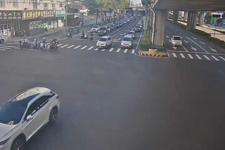 環中路/西屯路(車流往中清路) Huanzhong Rd./Xitun Rd. (Traffic flow to Zhongqing Rd.)