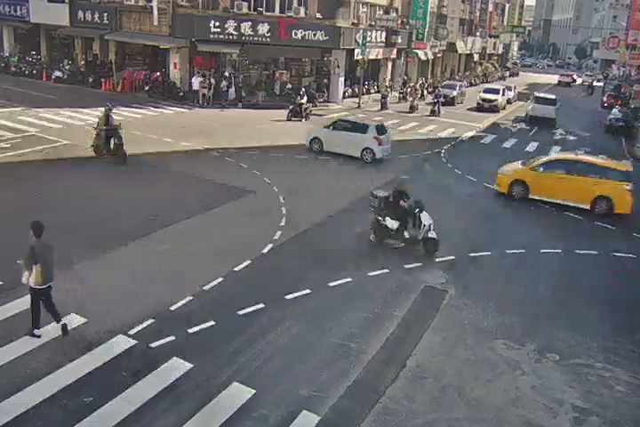 台中市北區學士路/健行路(右側車流往五權路)