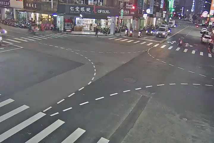 學士路/健行路(右側車流往五權路)