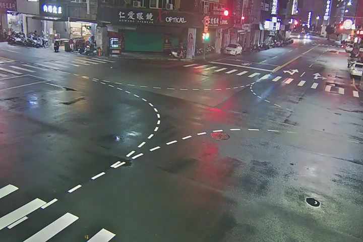 台中市北區學士路/健行路(右側車流往五權路)