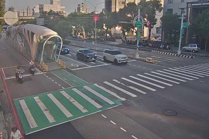 台灣大道/中工三路 (右側車流往環中路) Taiwan Blvd /Zhonggong 3rd Rd. (Right side Traffic flow to Huanzhong Rd.)