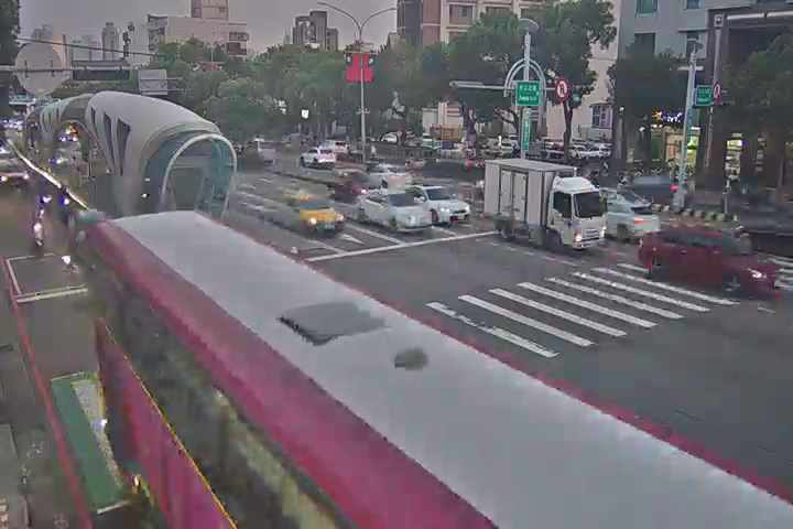 台灣大道/中工三路 (右側車流往環中路) Taiwan Blvd /Zhonggong 3rd Rd. (Right side Traffic flow to Huanzhong Rd.)