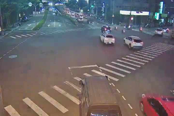 向上路/忠勇路(右側車流往龍井)