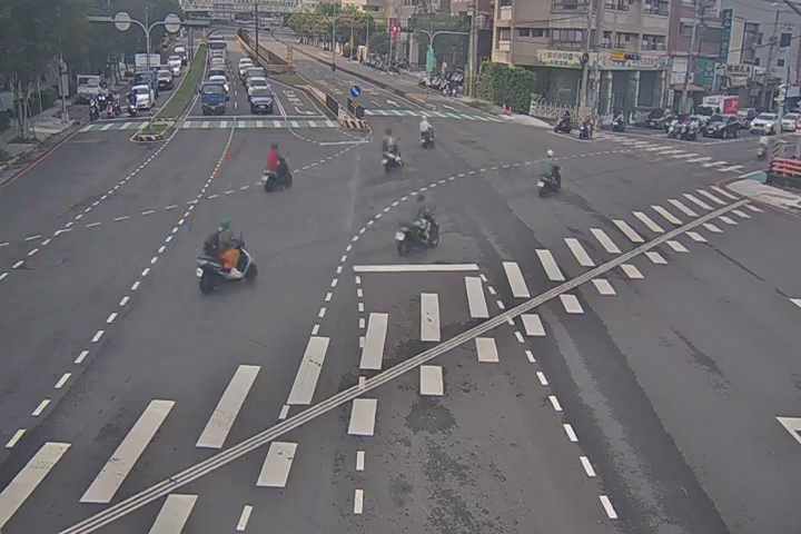 向上路/忠勇路(右側車流往龍井)