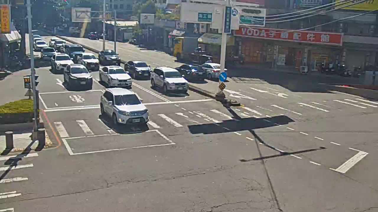 台中市南區五權南路/高工路(右側車流往中投公路)