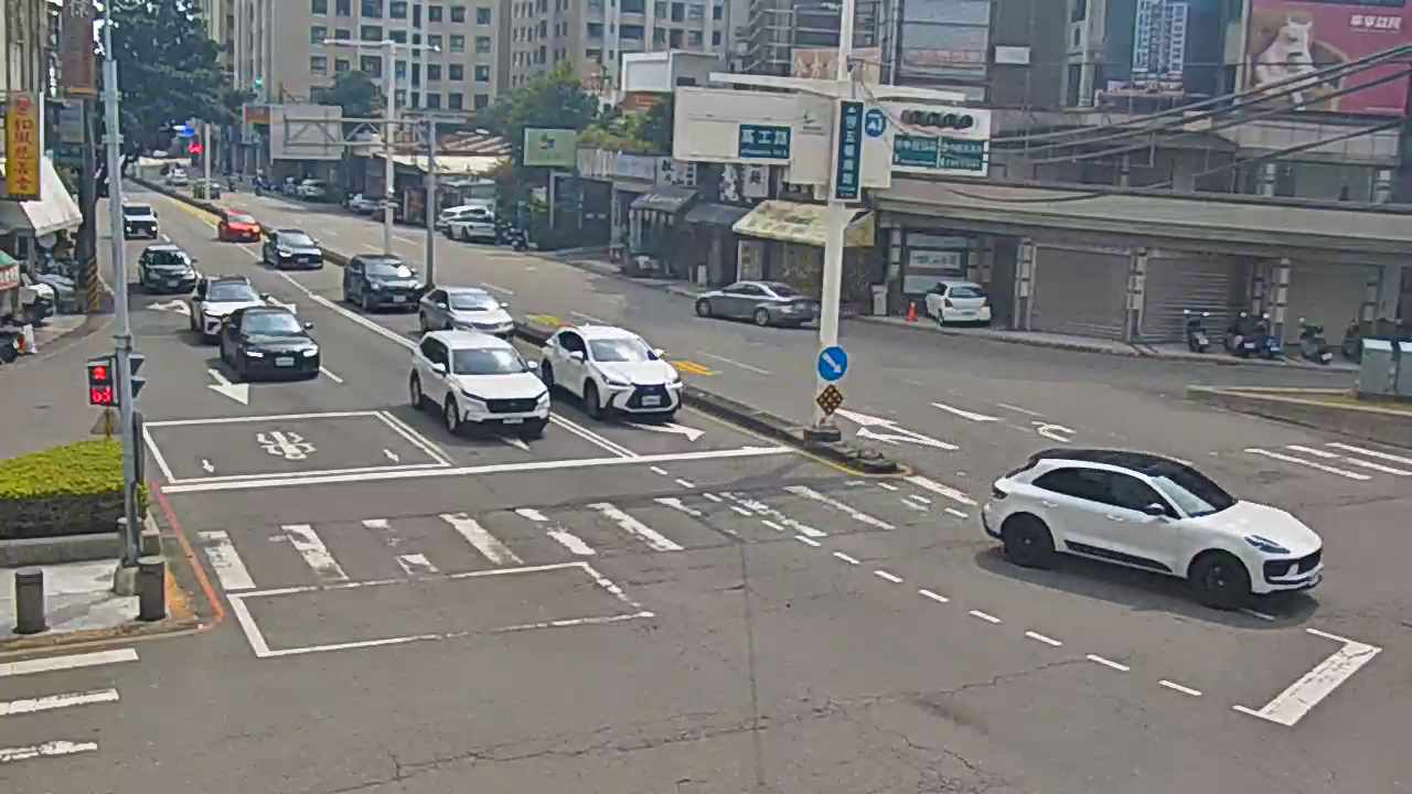 五權南路/高工路(右側車流往中投公路)