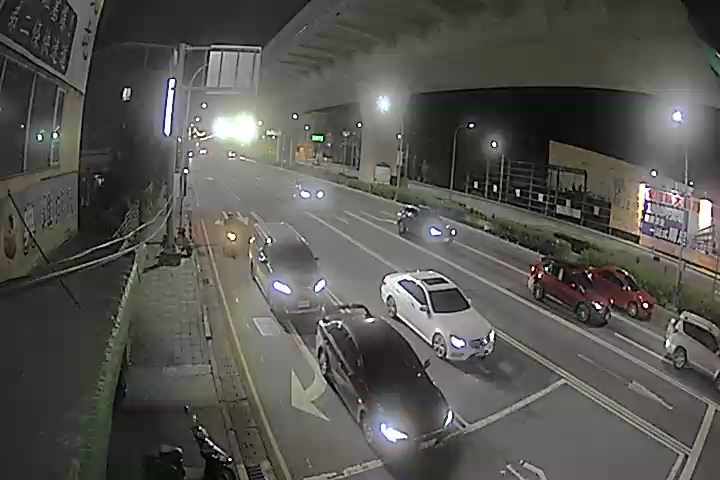 台中市北屯區環中東路/松竹路(車流往東山路)