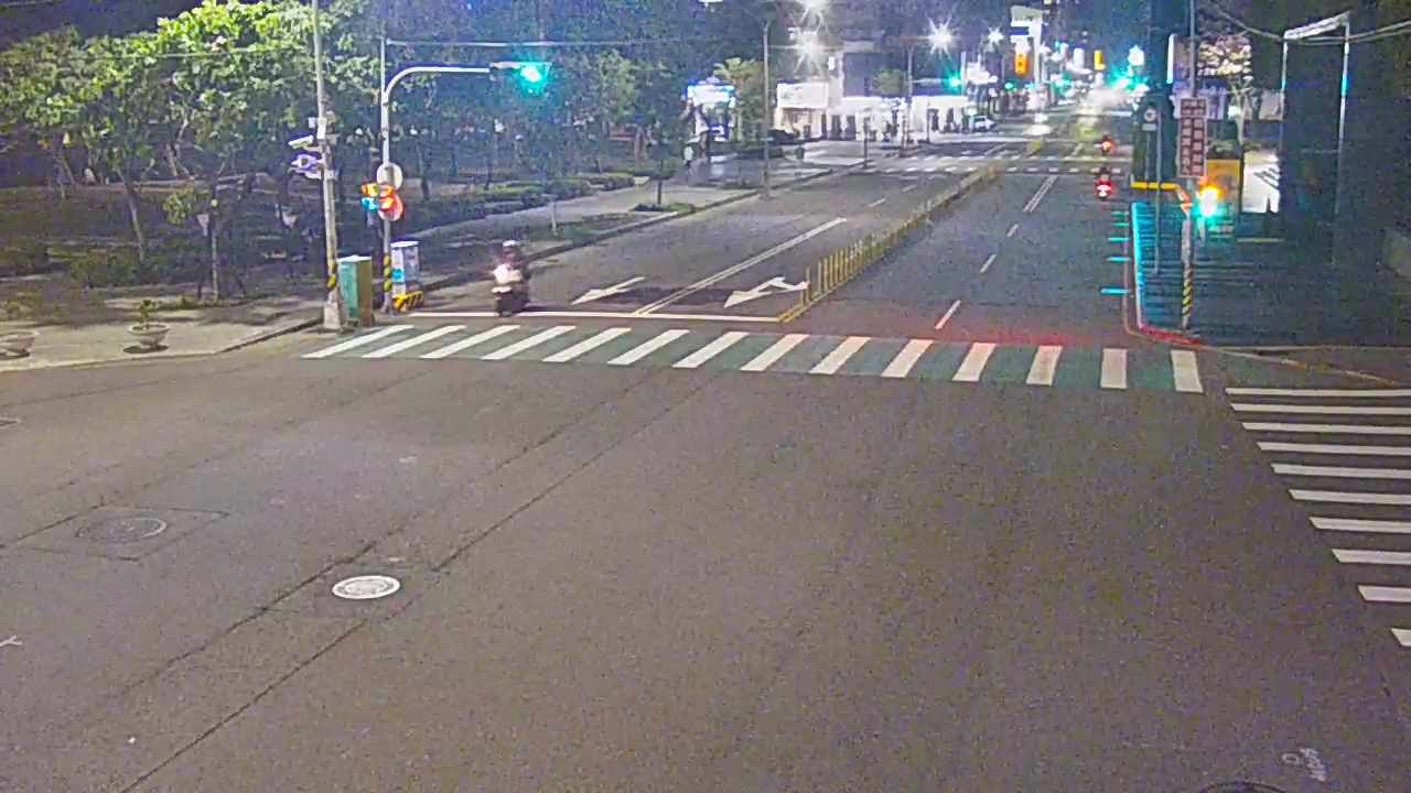 台中市西區公益路/市民廣場(右側車流往文心路)