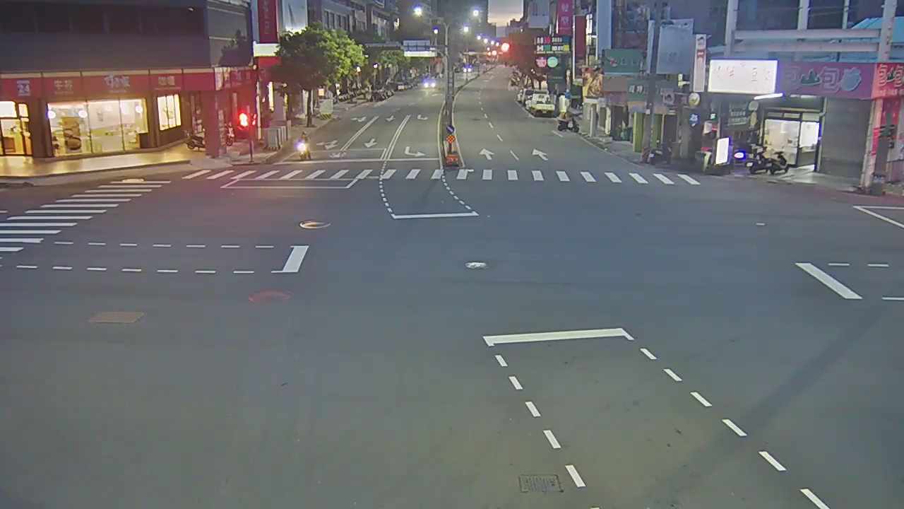 台中市道路 [07109]青海路/河南路(右側車流往文心路) Qinghai Rd./Henan Rd. (Right side Traffic flow to Wenxin Rd.) 距離720公尺