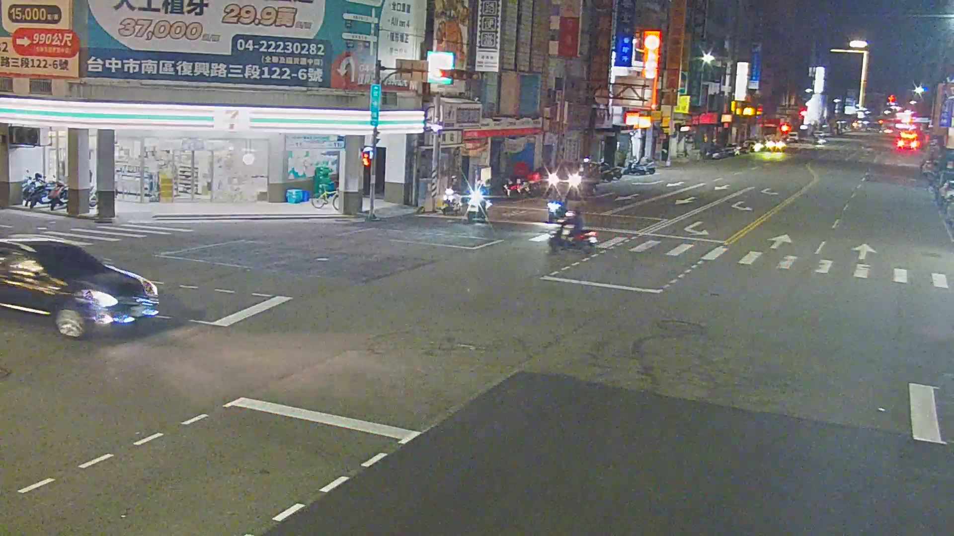 台中市南區台中路/復興路(右側車流往建成路)