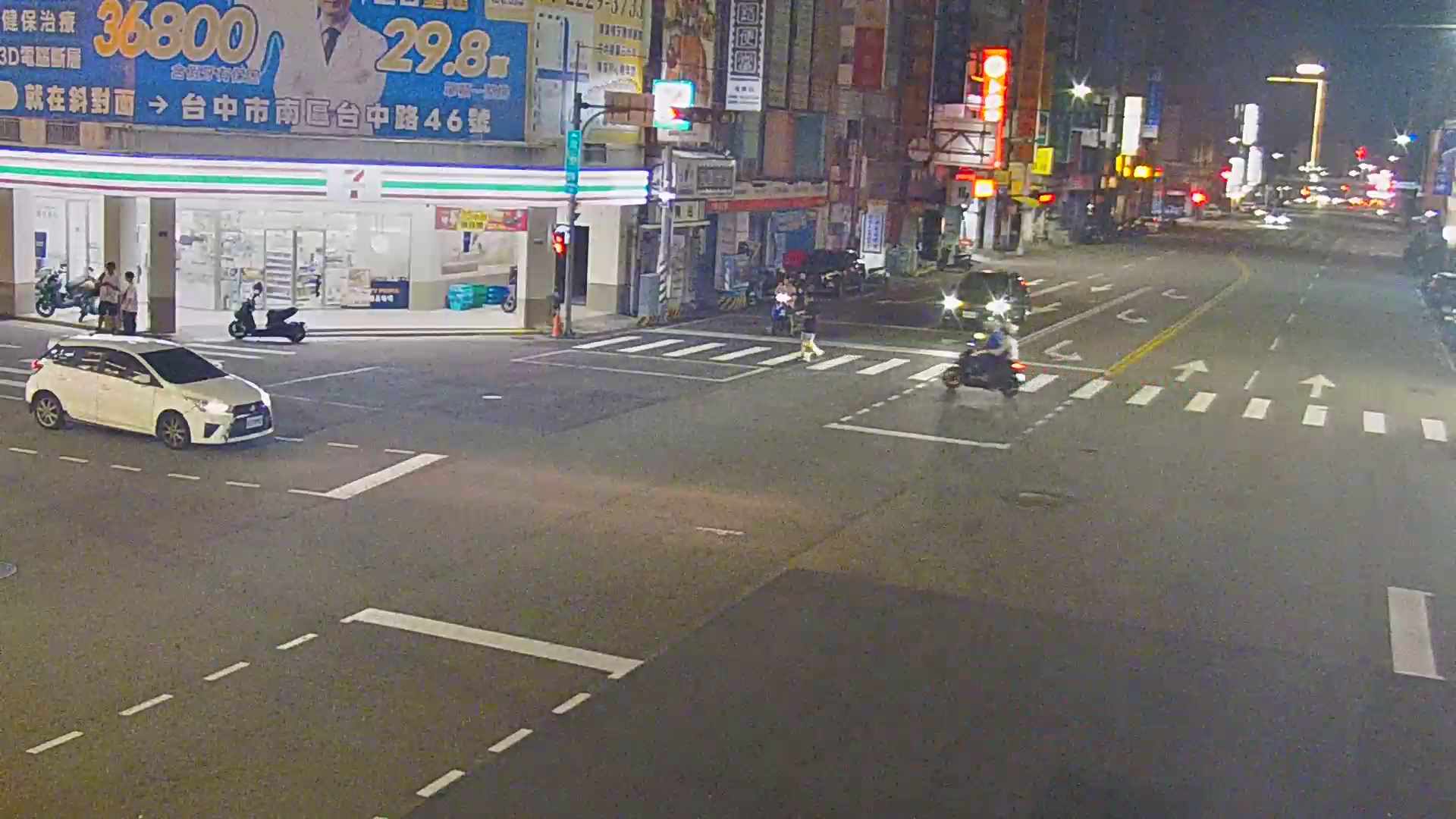 台中路/復興路(右側車流往建成路)