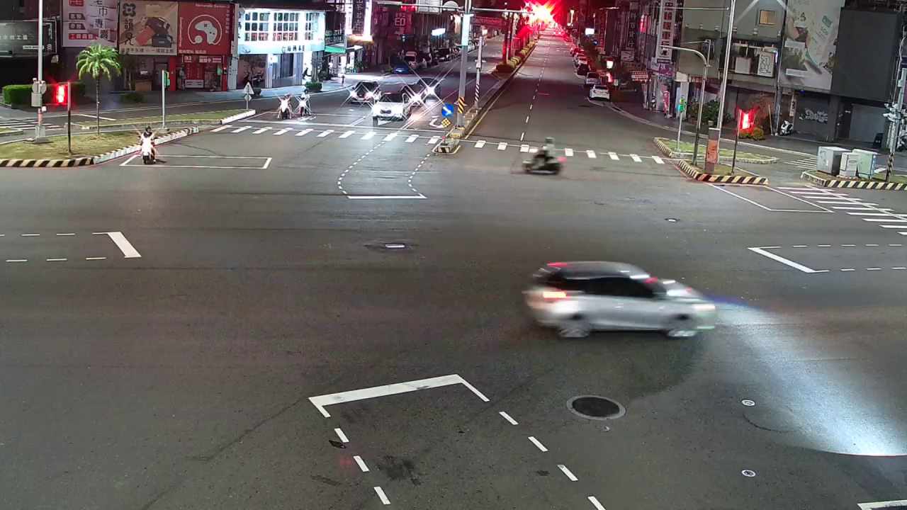 中清路/忠明路(右側車流往台灣大道)Zhongqing Rd./Zhongming Rd(Right side Traffic flow to Taiwan Blvd)