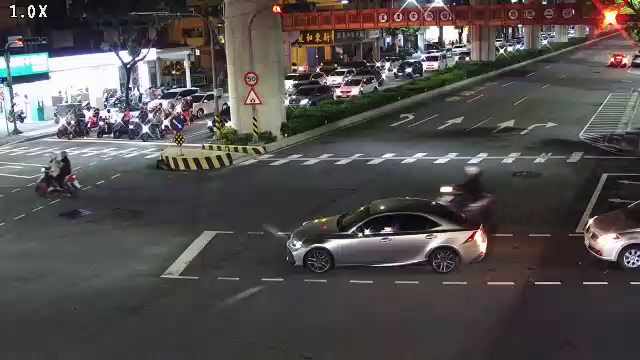 文心路/昌平路(右側車流往崇德路)