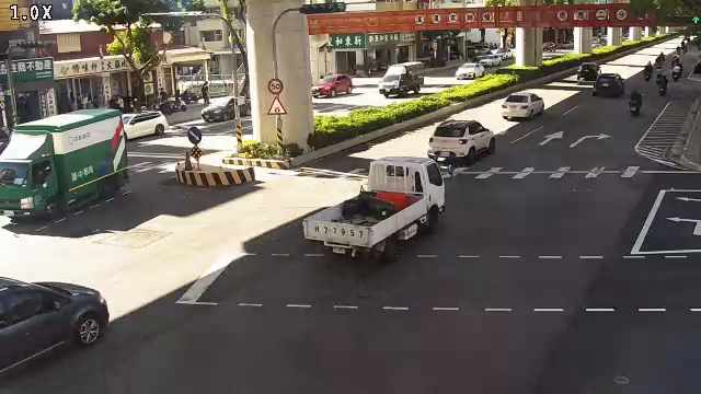 台中市北屯區文心路/昌平路(右側車流往崇德路)