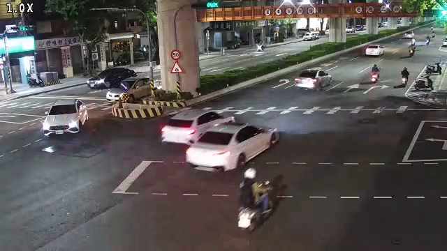 台中市北屯區文心路/昌平路(右側車流往崇德路)