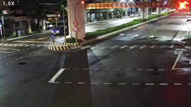 台中市北屯區文心路/昌平路(右側車流往崇德路)