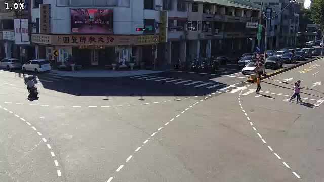 台中市西區五權西路/五權路(右側車流往南屯交流道)