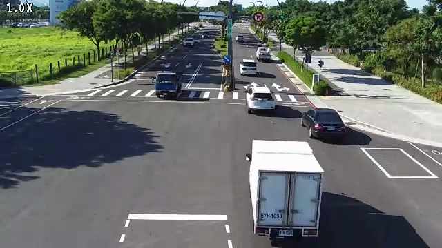 凱旋路/僑大路(右側車流往環中路)Kaixuan Rd./Qiao Da Rd.(Right side Traffic flow to Huanzhong Rd.)