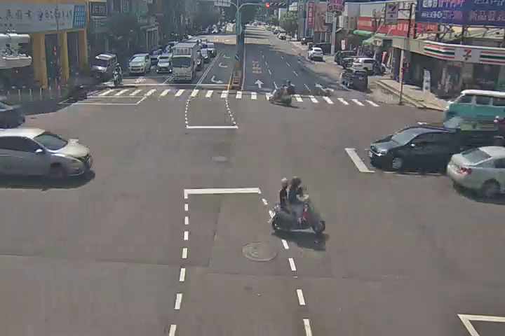五權西路/東興路(右側車流往工業區)Wuquan W. Rd./Dongxing Rd.(Right side Traffic flow to industrial area)