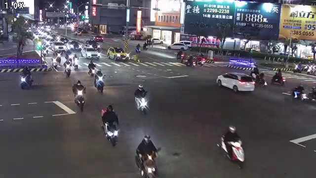 台中市道路 [04030]忠明路/中清路(右側車流往崇德路) Zhongming Rd. / Zhongqing Rd.(Right side Traffic flow to Chongde Rd.) 距離1.8公里