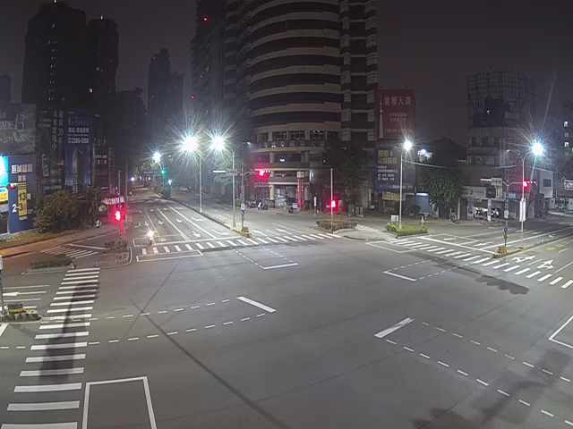 五權西路/忠明南路(右側車流往美村路)