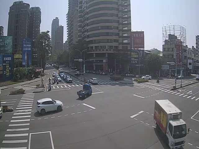 五權西路/忠明南路(右側車流往美村路)