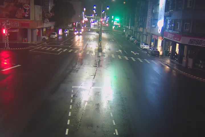 台中市北區中清路/健行路(右側車流往五權路)
