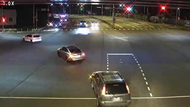 台灣大道/西屯路(右側車流往環中路)Taiwan Blvd/Xitun Rd.(Right side Traffic flow to Huanzhong Rd.)