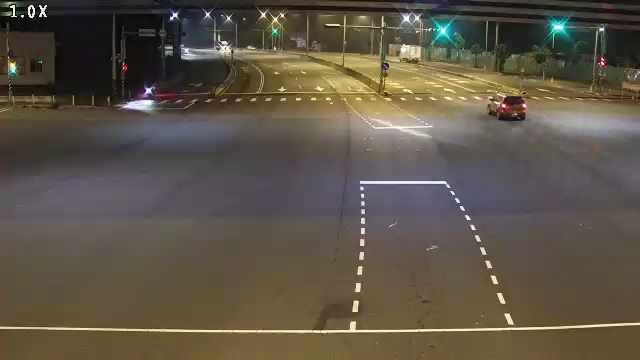 台灣大道/西屯路(右側車流往環中路)Taiwan Blvd/Xitun Rd.(Right side Traffic flow to Huanzhong Rd.)