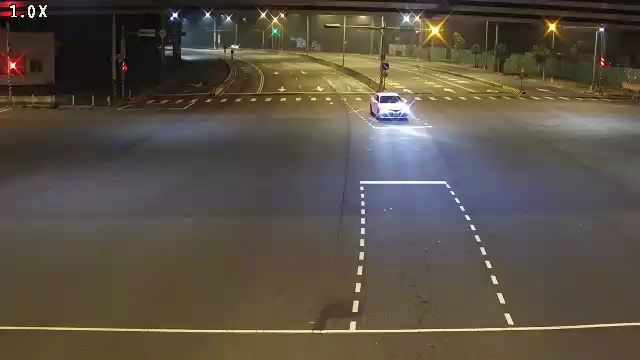 台灣大道/西屯路(右側車流往環中路)Taiwan Blvd/Xitun Rd.(Right side Traffic flow to Huanzhong Rd.)