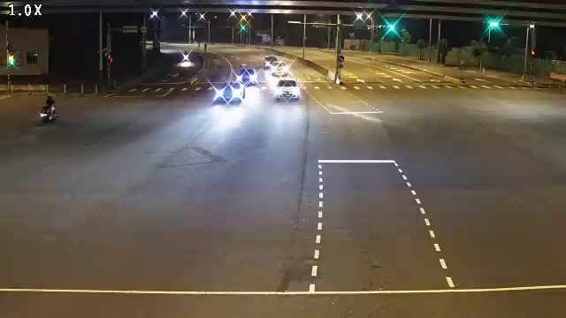 台灣大道/西屯路(右側車流往環中路)Taiwan Blvd/Xitun Rd.(Right side Traffic flow to Huanzhong Rd.)
