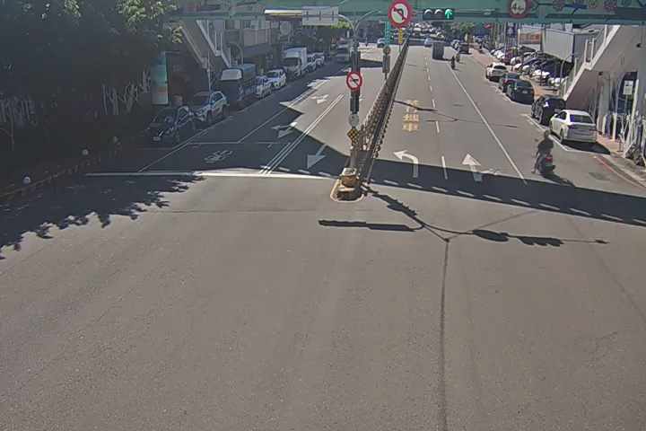 台中市北區北屯路/健行路口(右側車流往崇德路)