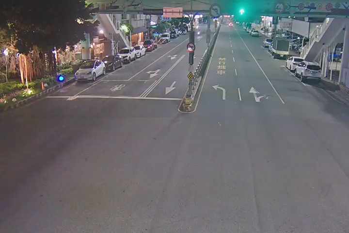 台中市北區北屯路/健行路口(右側車流往崇德路)