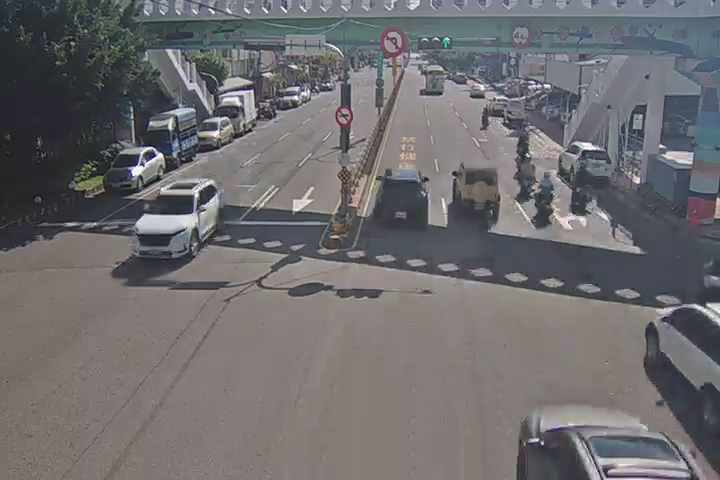北屯路/健行路口(右側車流往崇德路) Beitun Rd./Jianxing Rd.(Right side Traffic flow to Chongde Rd.)