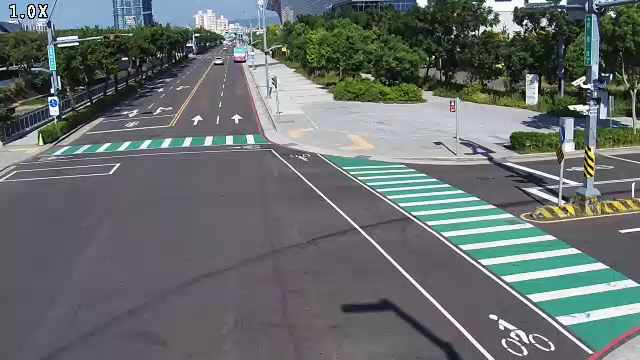 黎明路/凱旋路(右側車流往中清路)Liming Rd./Kaixuan Rd.(Right side Traffic flow to Zhongqing Rd.)